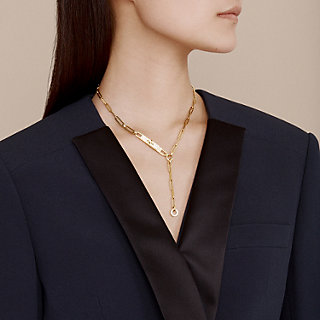 Collier cravate Kelly Chaîne, petit modèle | Hermès Canada